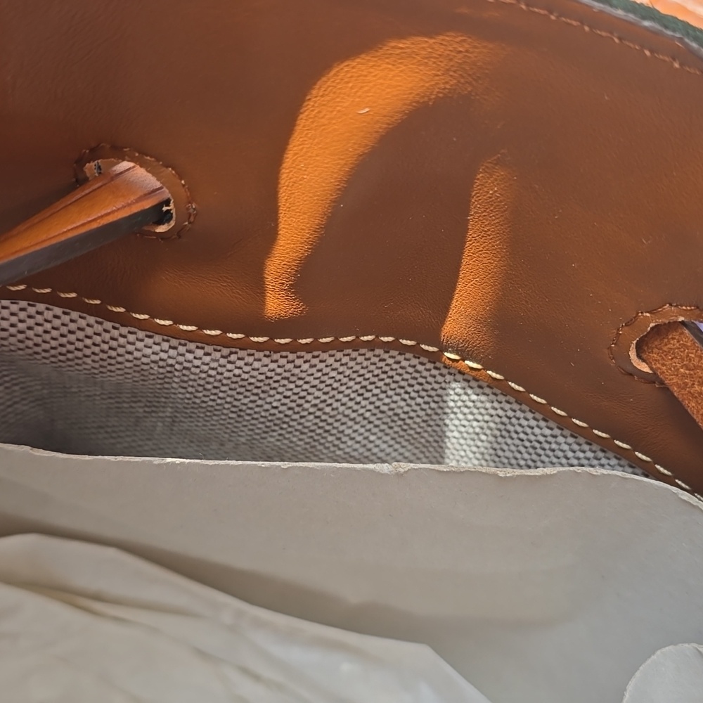 Dooney & Bourke Green Suede Bucket Bag - Picture 13 of 16